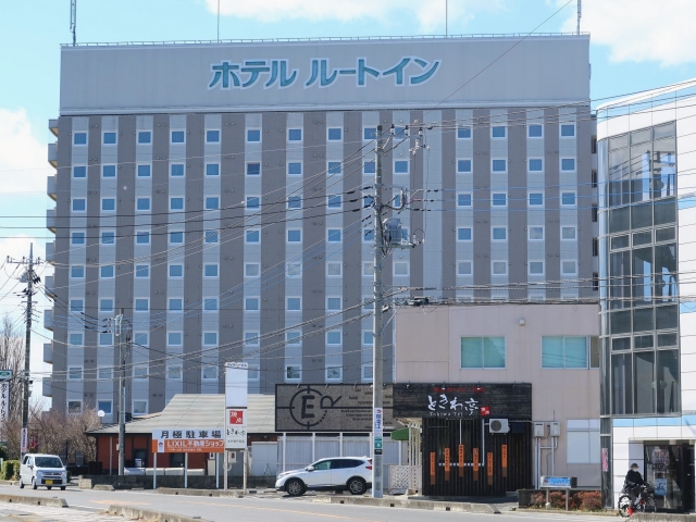 ホテルルートインの建物