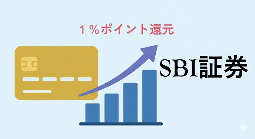 三井住友カード ゴールド（NL）でSBI証券に投資することで得られる1%のポイント還元